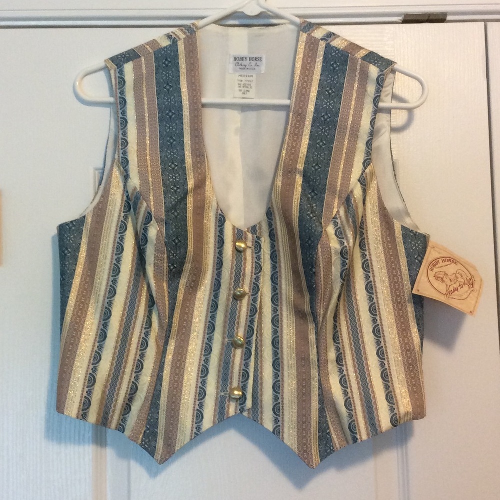 🐴HOBBY HORSE VEST -NWT Tack/Equine/Horse Show
